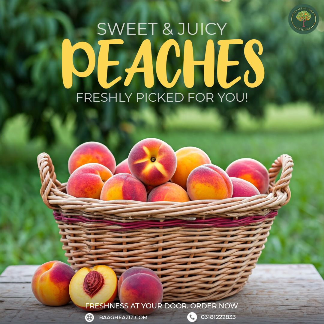 Sunehri Peach (Aroo) – Premium Handpicked Peaches